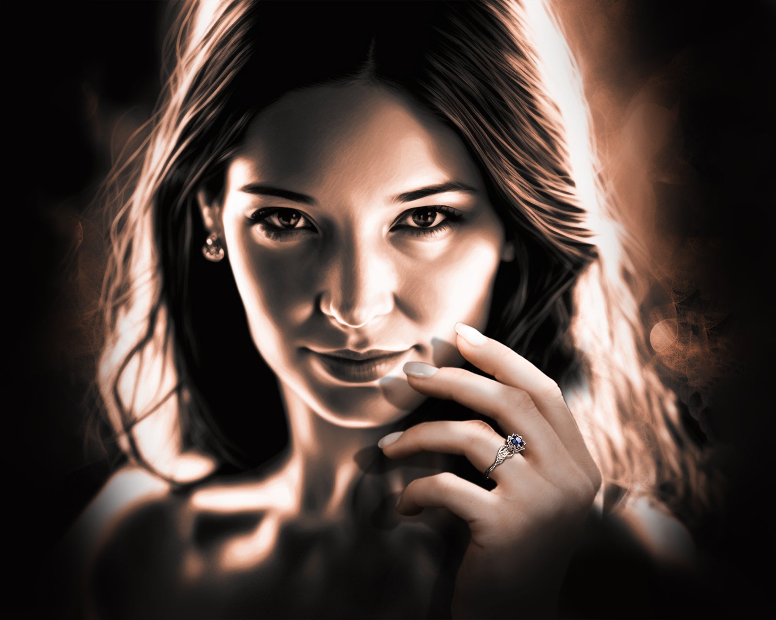 Unique Flower Engagement Rings