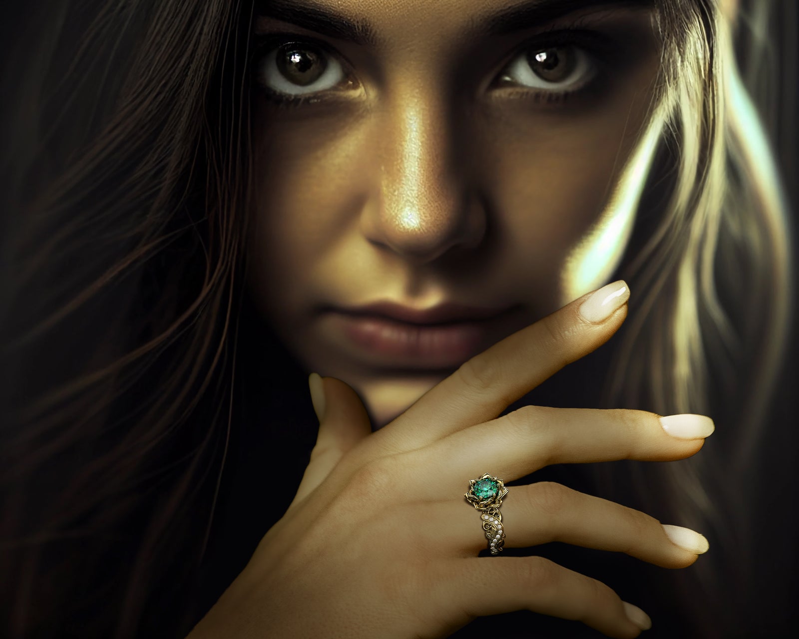 Unique Flower Engagement Rings