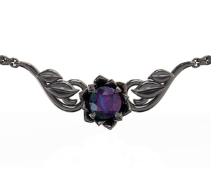 Alexandrite Necklace - Gothic Style