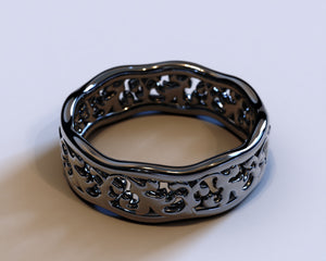 gothic wedding ring vidar boutique