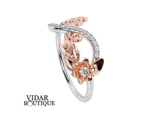 Unique Infinity Diamond Wedding Ring For Women