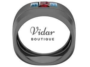 ruby wedding bands for men