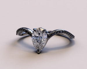 Lab Grown Diamond Engagement Ring Set 