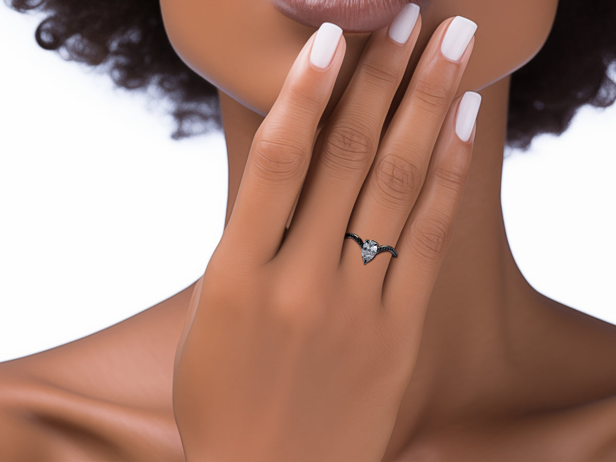 Lab Grown Diamond Engagement Ring Set 