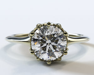 Blooming Diamond Halo Engagement Ring