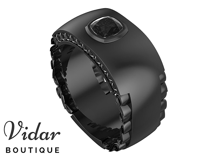 Black Diamond Wedding Rings