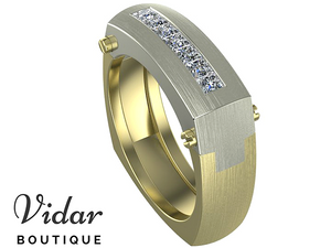 mens diamond wedding bands