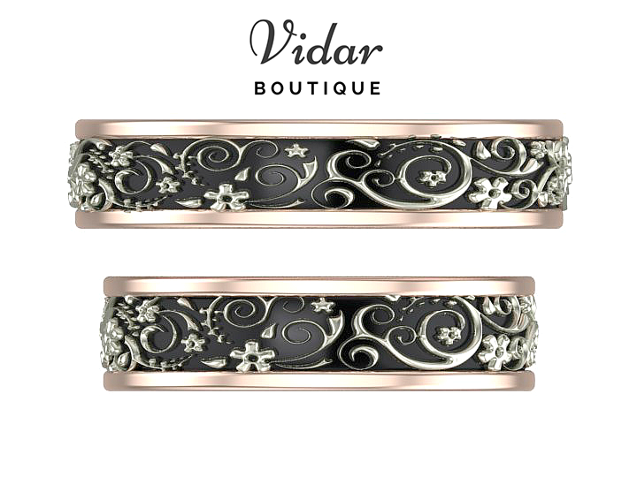 Unique Matching Wedding Bands