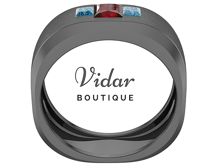 ruby wedding bands for men