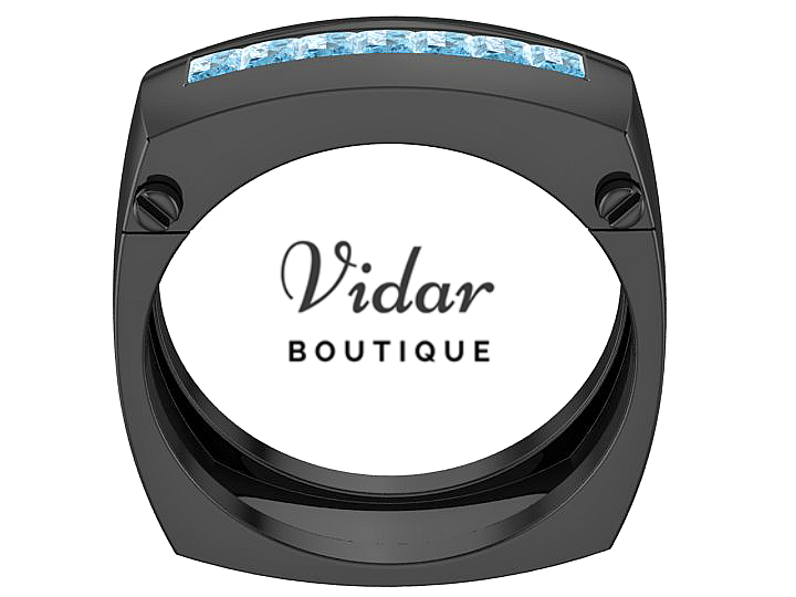 mens black gold wedding bands