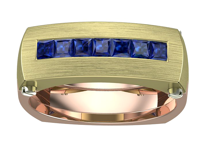 mens sapphire wedding rings