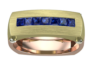 mens sapphire wedding rings