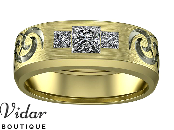 unique wedding bands for men