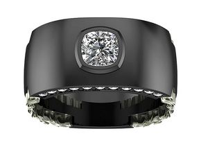 Black Gold Wedding Ring