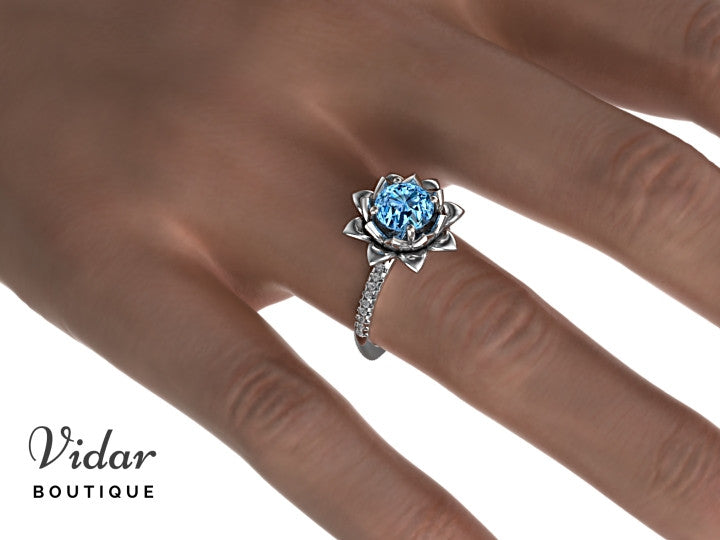 topaz engagement rings