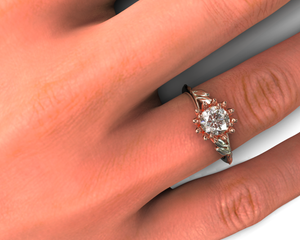 Flawless Diamond Engagement Ring