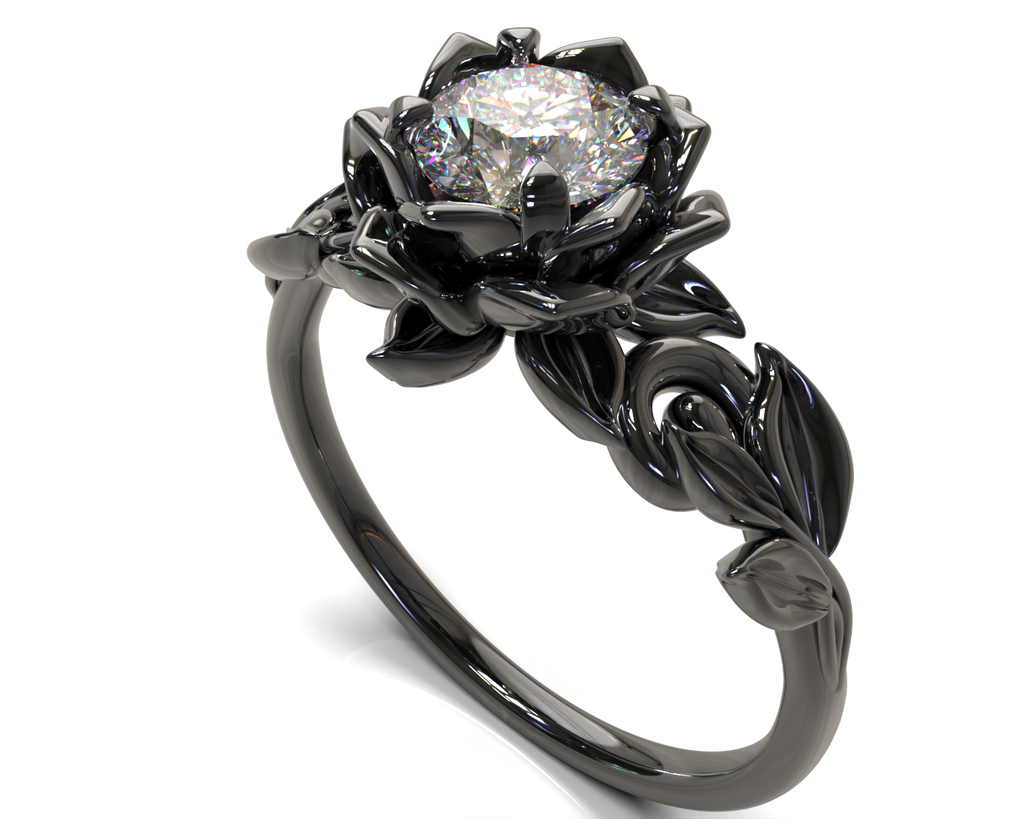 Black Rose Ring. Black Flower Ring. Filigree Ring. Adjustable Ring. Flower  Jewelry. Handmade Jewelry. - Etsy